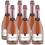 Espumante Nacional Di Mallo Moscatel Rosé 750ml Caixa com 6 Unidades