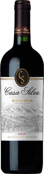 Casa Silva Reserva Merlot 750ml Caixa com 6 Unidades - Imagem 3